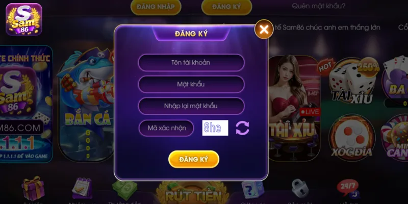 Đăng ký SAM86 miễn phí, đơn giản và nhanh chóng Đăng ký SAM86 miễn phí, đơn giản và nhanh chóng