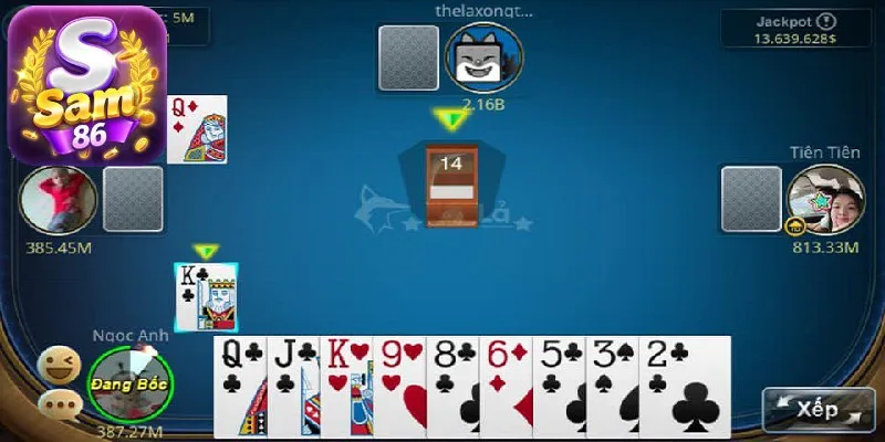 Game bài SAM86 mang tên Phỏm được yêu thích