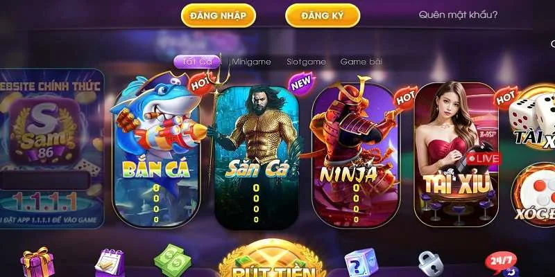 Hoạt động đặt cược tại SAM86