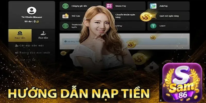 Hướng dẫn nạp tiền SAM86