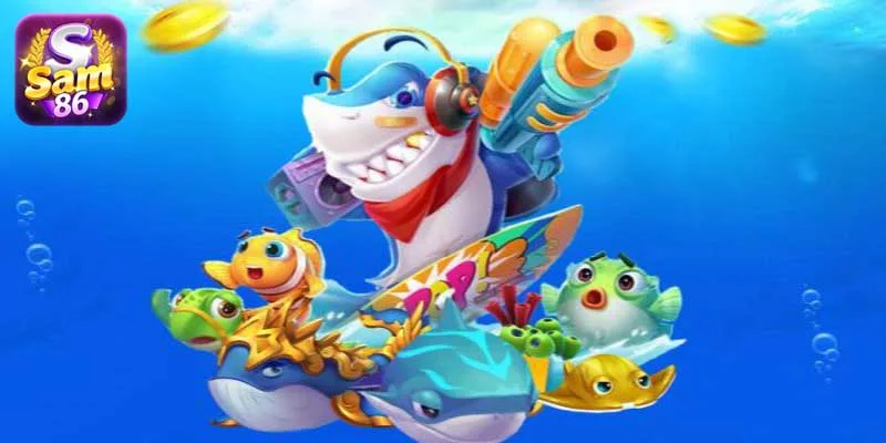 Vũ khi và công cụ bắn cá có vai trò then chốt trong game